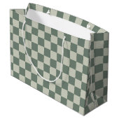 Groen controlebord groot cadeauzakje (Achterkant Gekanteld)
