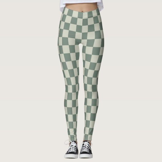 Groen controlebord leggings (Voorkant)