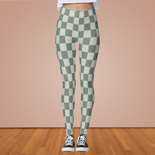 Groen controlebord leggings