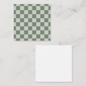 Groen controlebord notitiekaartje (Voorkant / Achterkant)
