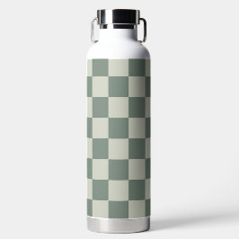 Groen controlebord waterfles