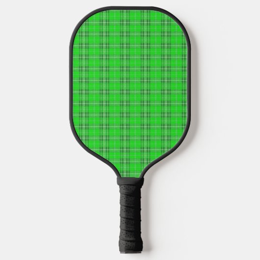 Groen controlepatroon pickleball paddle (Voorkant)