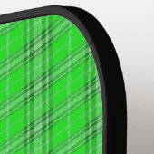 Groen controlepatroon pickleball paddle (Links Detail)