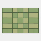 Groen controllerpatroon inpakpapier vel (Voorkant)