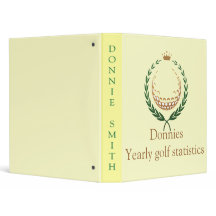 Groen crème Golfer Golf Score Record Keeping