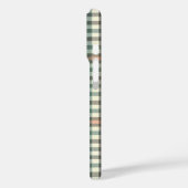 Groen & Crème Plakt Aangepaste Naam Case-Mate iPhone Case (Achterkant / Links)