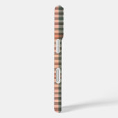 Groen & Crème Plakt Aangepaste Naam Case-Mate iPhone Case (Achterkant / Rechts)