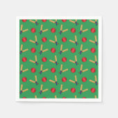 Groen cricket patroon servetten (Voorkant)