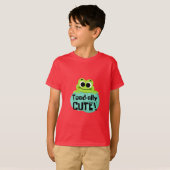 Groen Cute Speels Kind T-Shirt (Voorkant volledig)