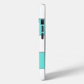 Groen Cyaan Schaakbord Case-Mate iPhone Case (Achterkant / Links)