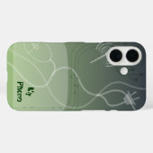 Groen Cyberspace Web 2.0 Case-Mate iPhone Case (Achterkant (horizontaal))