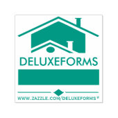 Groen Dak Zelfinking Rubber Stamp Zelfinktende Stempel (Design)