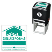 Groen Dak Zelfinking Rubber Stamp Zelfinktende Stempel (In situ)