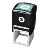Groen Damast adres Zelfinktende Stempel (Product)
