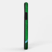 Groen damast monogram foto sjabloon Case-Mate iPhone case (Achterkant/rechts)