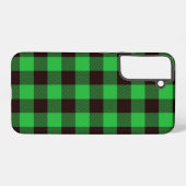 Groen dambord samsung galaxy hoesje (Achterkant horizontaal)