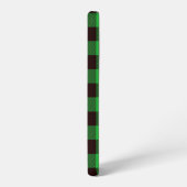 Groen dambord samsung galaxy hoesje (Linkerkant)