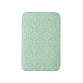 Groen damppatroon badmat (Voorkant Verticaal)