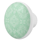 Groen damppatroon keramische knop (Rechts)