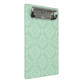 Groen damppatroon mini klembord (Schuin)