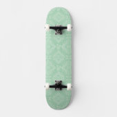 Groen damppatroon persoonlijk skateboard (Voorkant)