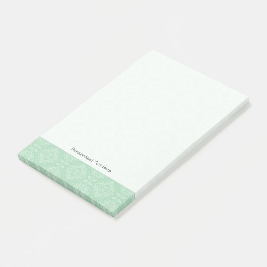 Groen damppatroon post-it® notes (Schuin)