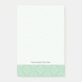 Groen damppatroon post-it® notes (Voorkant)
