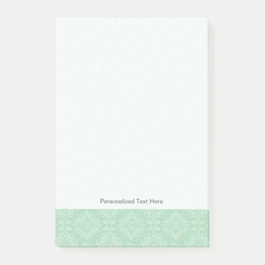 Groen damppatroon post-it® notes (Voorkant)