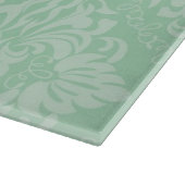 Groen damppatroon snijplank (Hoek)