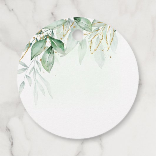 Groen Dank u Bedankjes Labels (Achterkant)