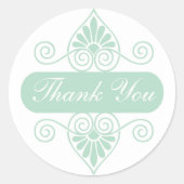 Groen Dank u Stickers (Voorkant)