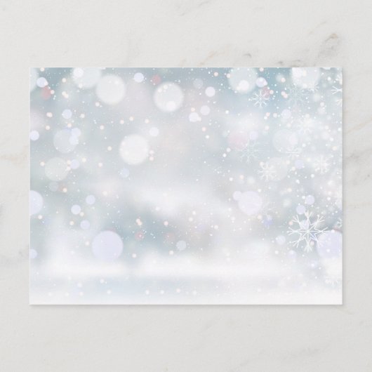 groen dank u winter bruiloft plaats kaart (Achterkant)