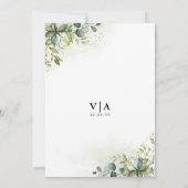 Groen de nacht voor de uitnodiging (Achterkant)