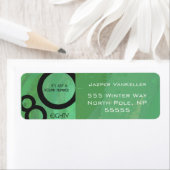 Groen Decennium 80th Birthday Etiket (Insitu)