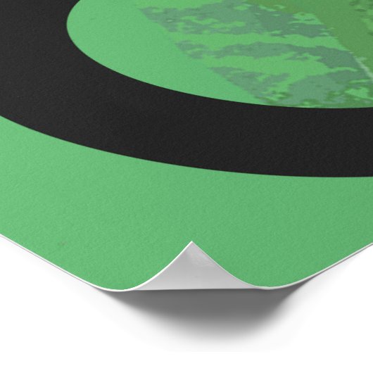 Groen Decennium 80th Birthday Poster (Hoek)