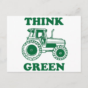 Groen denken briefkaart