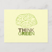 Groen denken briefkaart (Voorkant)