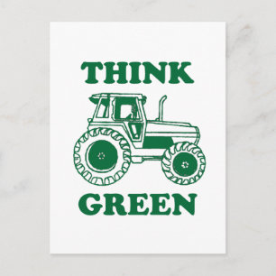 Groen denken briefkaart
