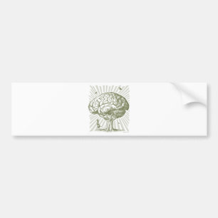 Groen denken bumpersticker
