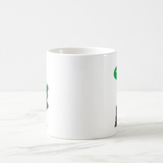 Groen denken koffiemok (Center)