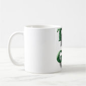 Groen denken koffiemok (Links)