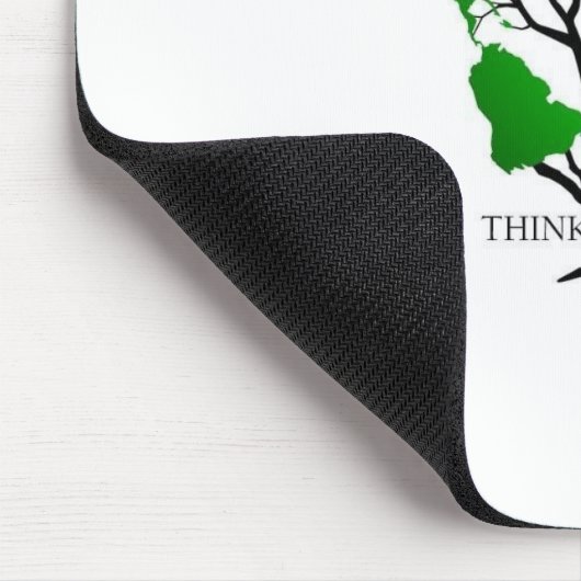 Groen denken muismat (Hoek)