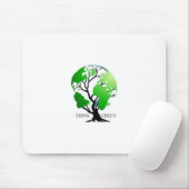 Groen denken muismat (Met muis)