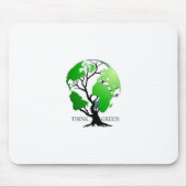 Groen denken muismat (Voorkant)