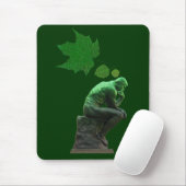 Groen denken muismat (Met muis)