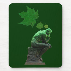 Groen denken muismat