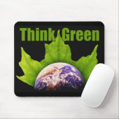 Groen denken muismat (Met muis)