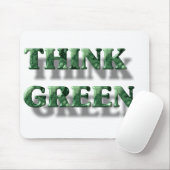 Groen denken muismat (Met muis)
