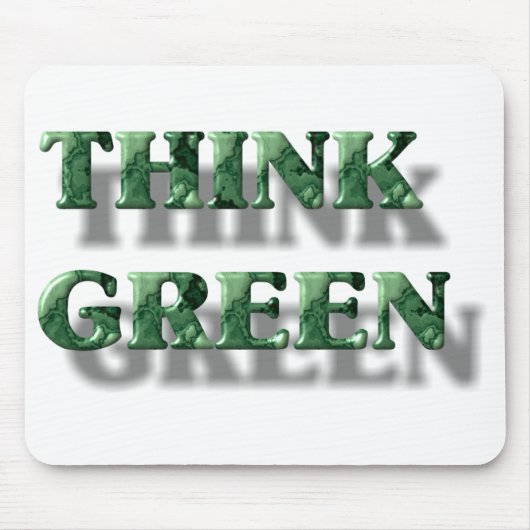 Groen denken muismat (Voorkant)