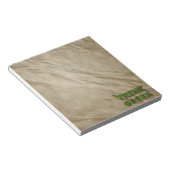 groen denken notitieblok (Schuin)